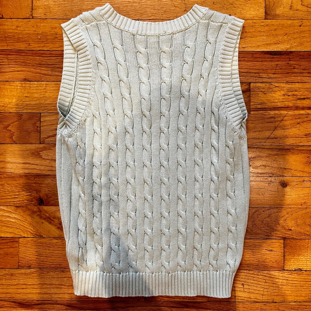 Brandy Melville Rib Knit Vest Mint Green - Picture 3 of 4
